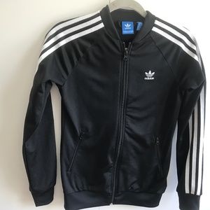 Adidas zip up sweat ( juniors ) L Black / xs/s